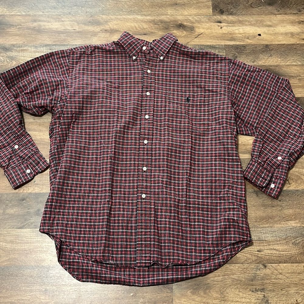 Ralph Lauren”Big Shirt” long sleeve button down shirt size medium